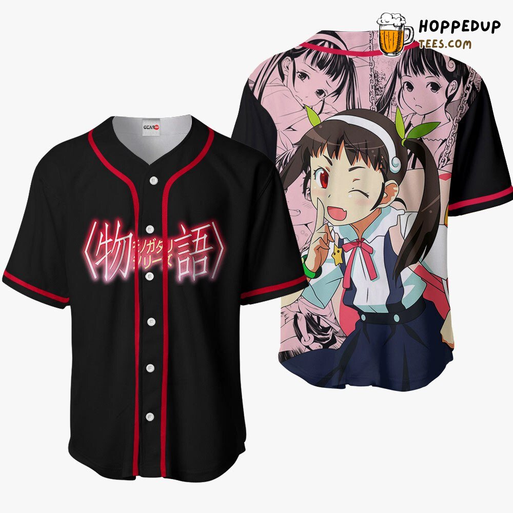Mayoi Hachikuji Distinctive Anime Baseball Jersey Shirt Unique Design