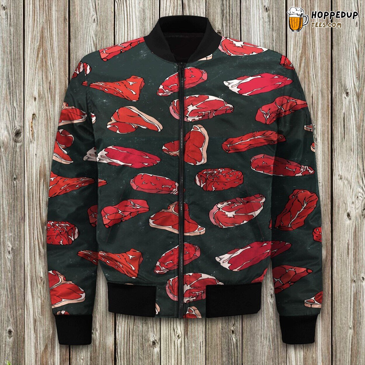 Meat Lover’s Delight Winter Bomber Jacket Elite Designer Series