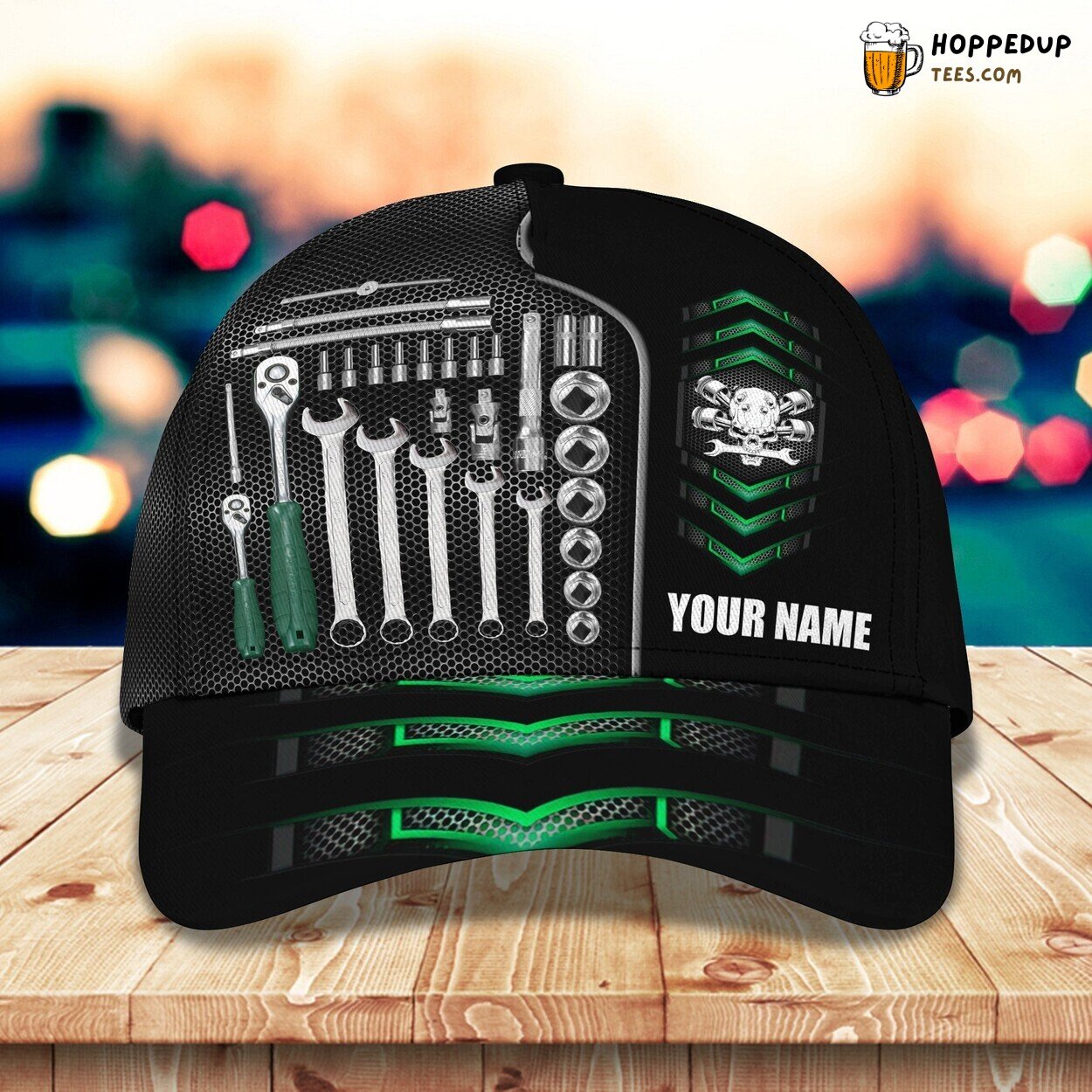 Mechanic Design Classic 3D Cap Personalized Name Unique Premium Edition