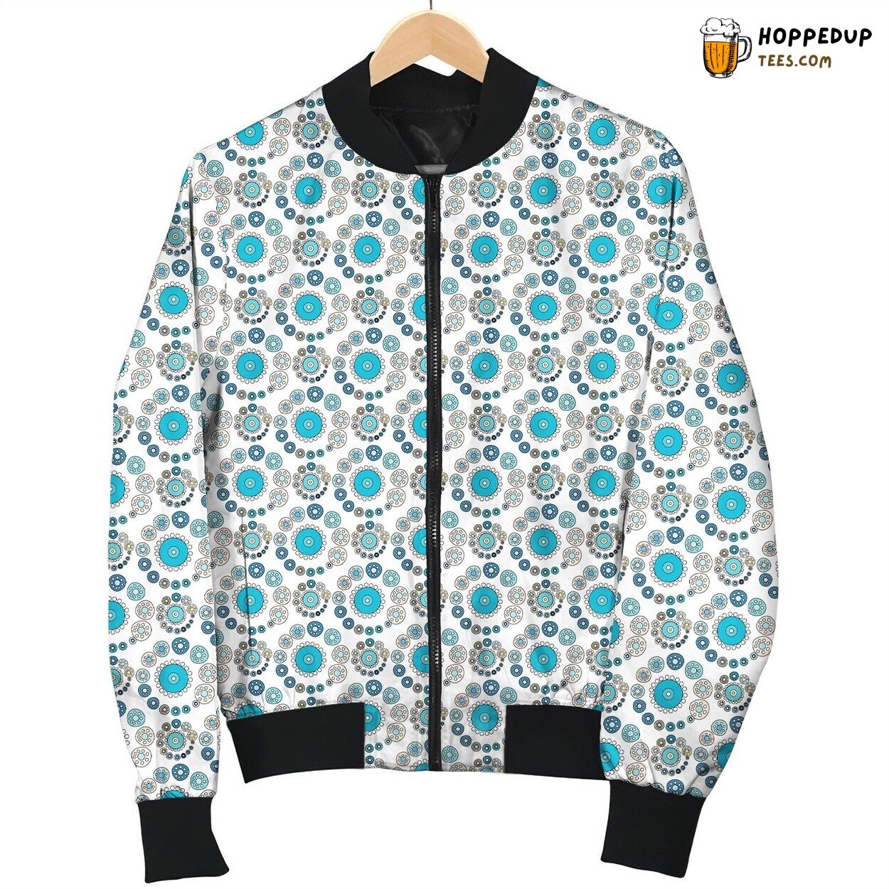 Medallion Boho Geometric Bomber Jacket
