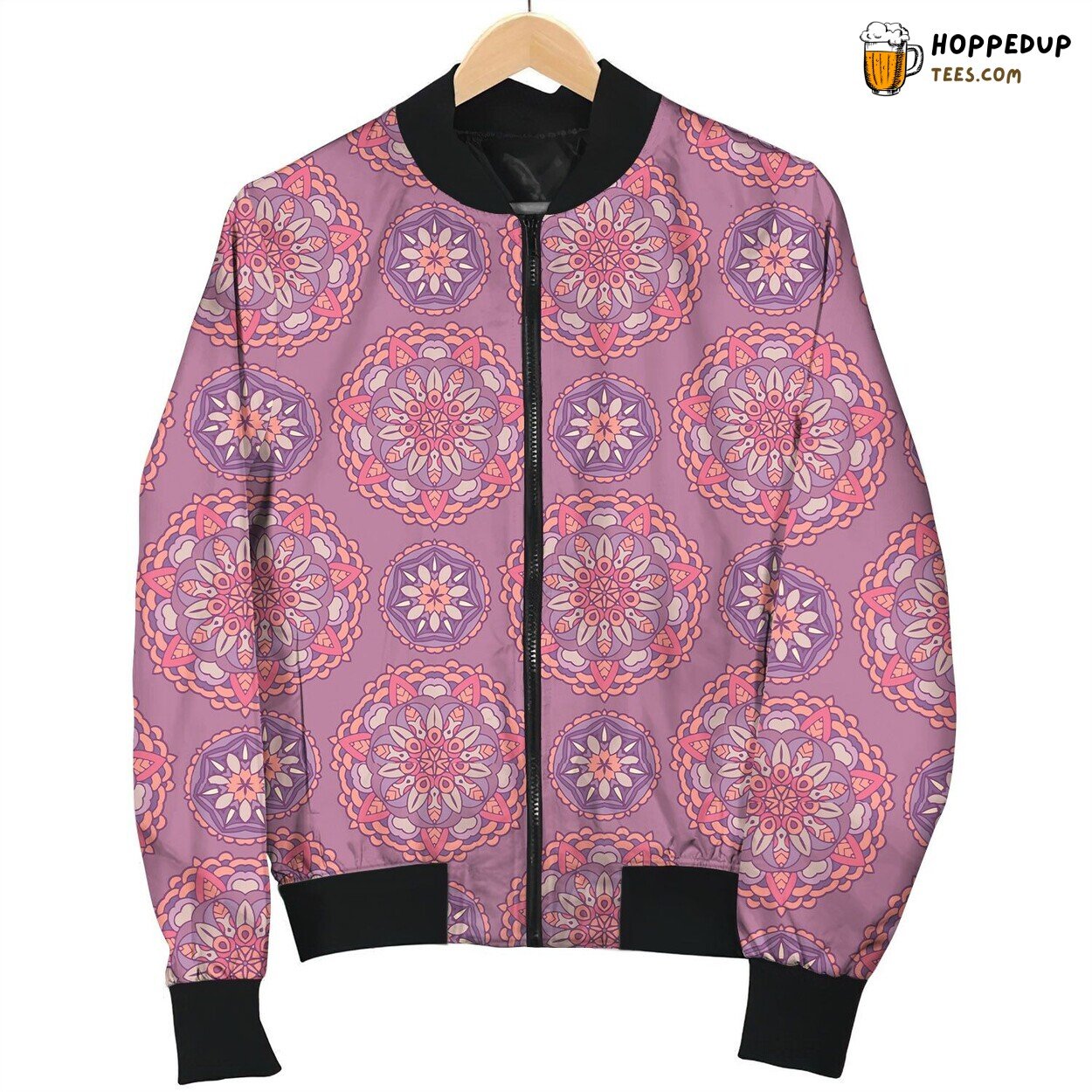 Medallion Design Bomber Jacket