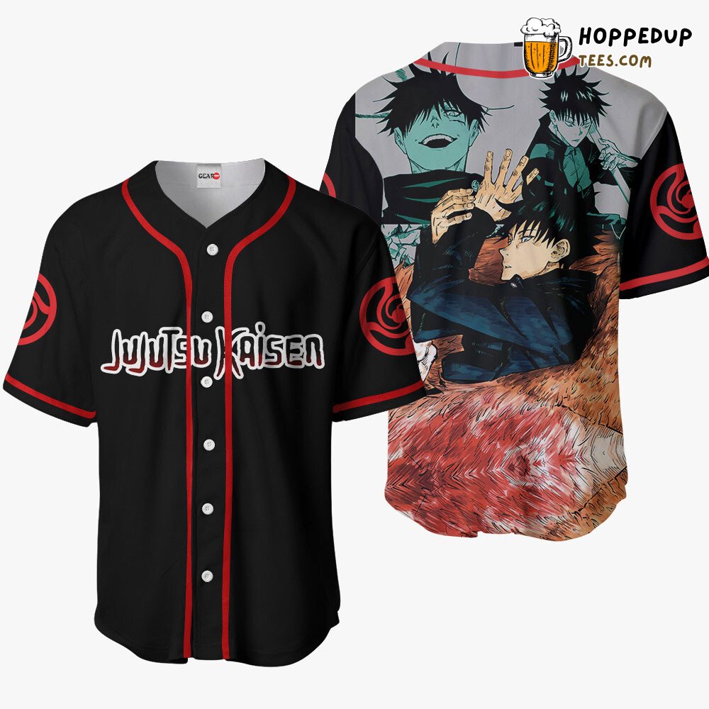 Megumi Fushiguro Distinctive Anime Baseball Jersey Unique Design Collection Megumi Fushiguro Distinctive Anime Baseball Jersey Unique Design Collection