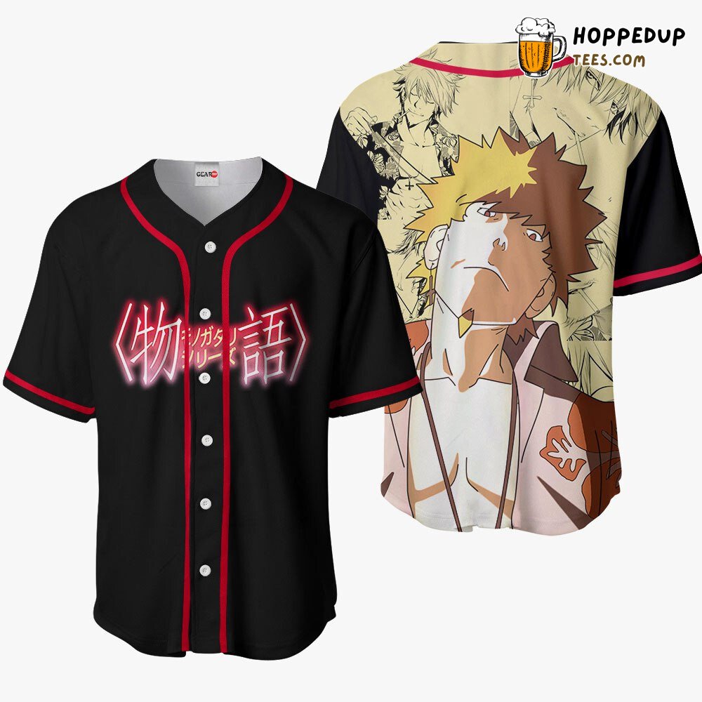 Meme Oshino Distinctive Unique Anime Baseball Jersey Shirt Design Style