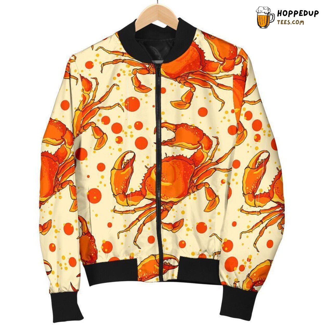 Men’s Bomber Jacket Featuring Majestic Crab Unique Pattern Essence Art Men’s Bomber Jacket Featuring Majestic Crab Unique Pattern Essence Art