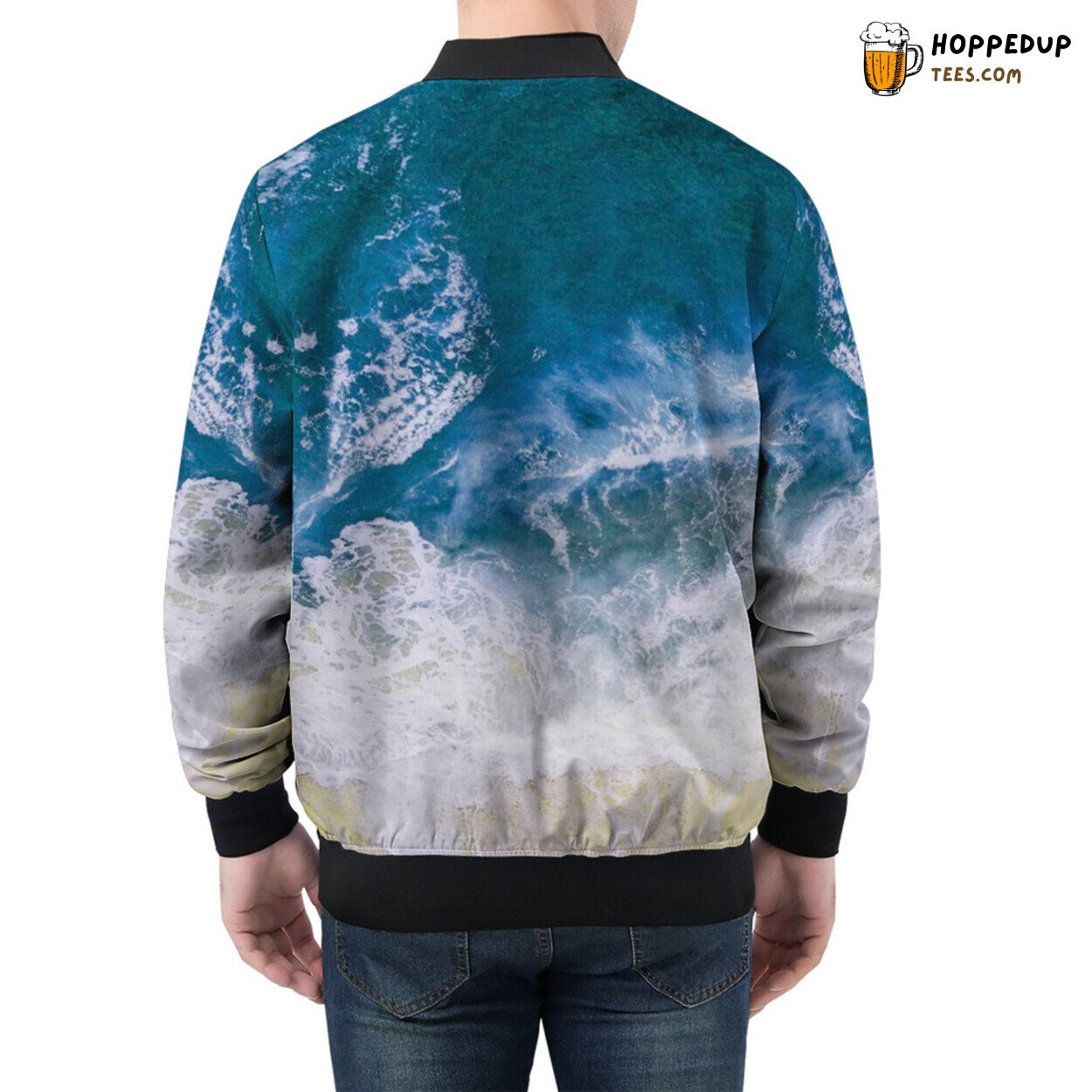 Men’s Bomber Jacket Recreates Sea Shore Sand’s Gentle Feel