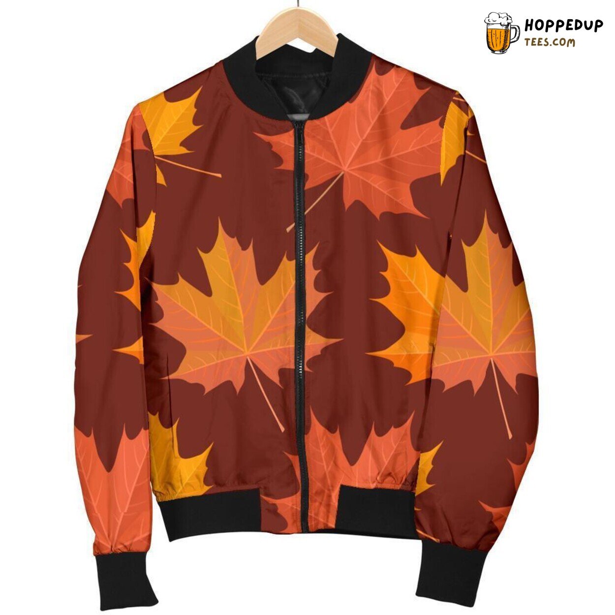 Men’s Bomber Jacket with Canadian Landmarks Essence Unique Pattern Display Men’s Bomber Jacket with Canadian Landmarks Essence Unique Pattern Display