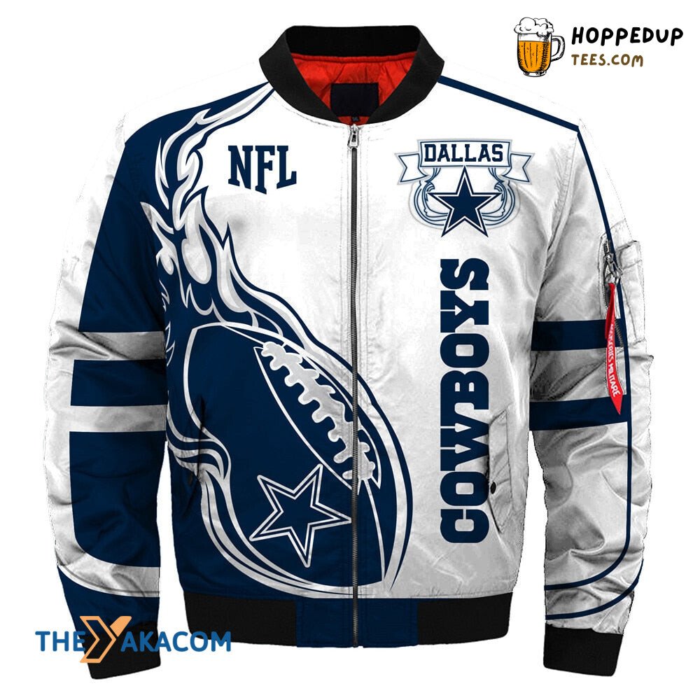 Men’s Dallas Cowboys Dem Boyz Special Bomber Jacket Christmas Delight
