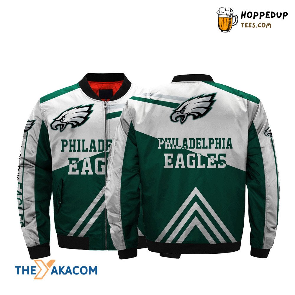 Men’s Philadelphia Eagles Super Bowl Bomber Jacket Christmas Special