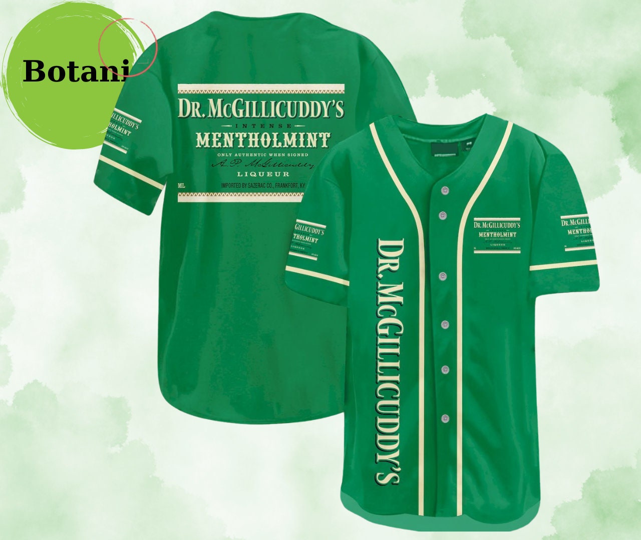 Mentholmint Baseball Jersey Perfect Gift for Beer Lovers HU