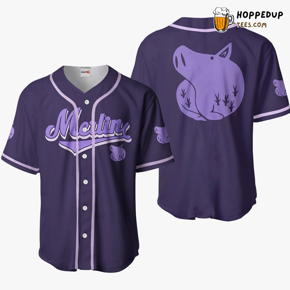 Merlin Boar’s Gluttony Sin Anime Baseball Jersey Unique Design Theme