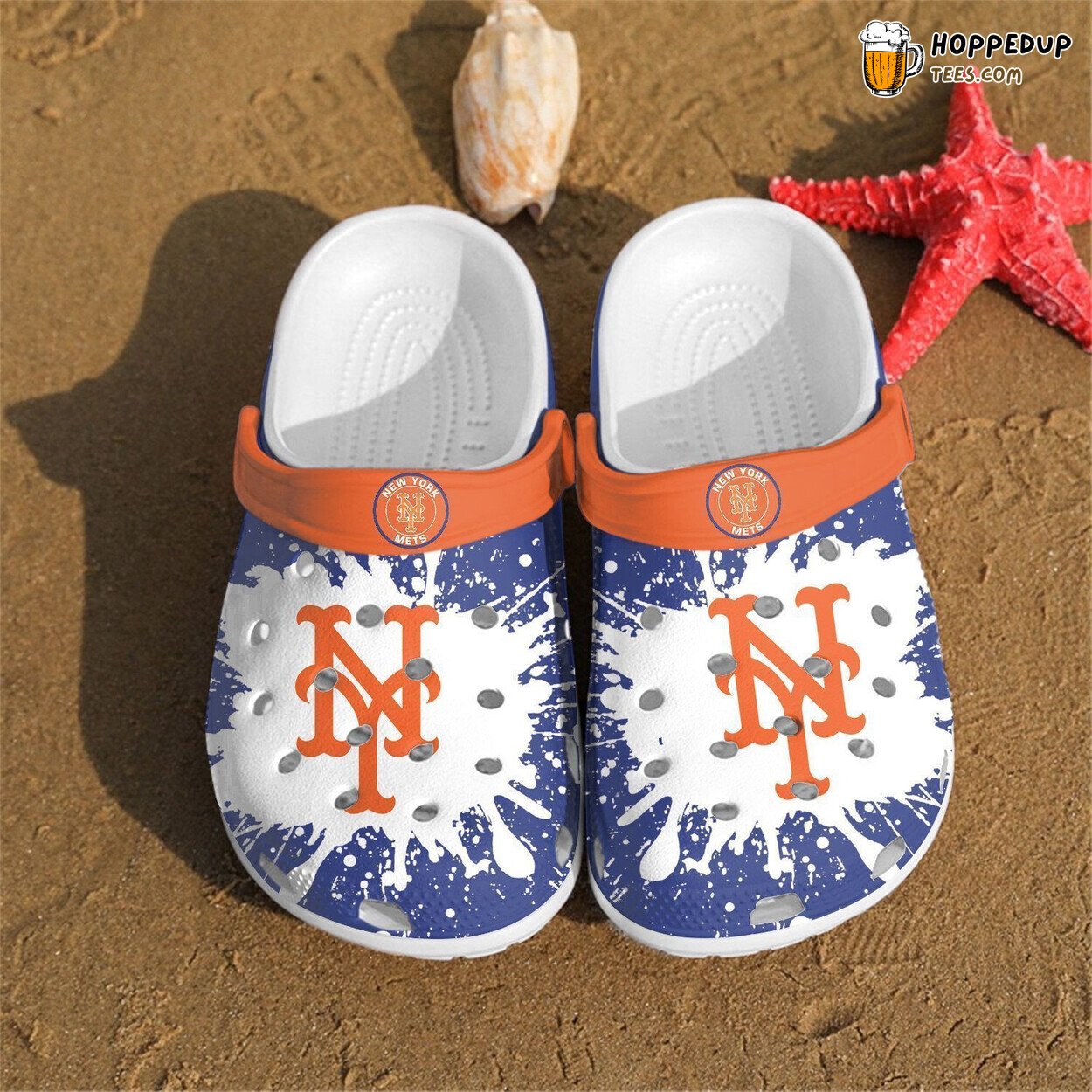 Mets Fans Gift Team Themed Comfortable Clogs Shoes Comfy Design