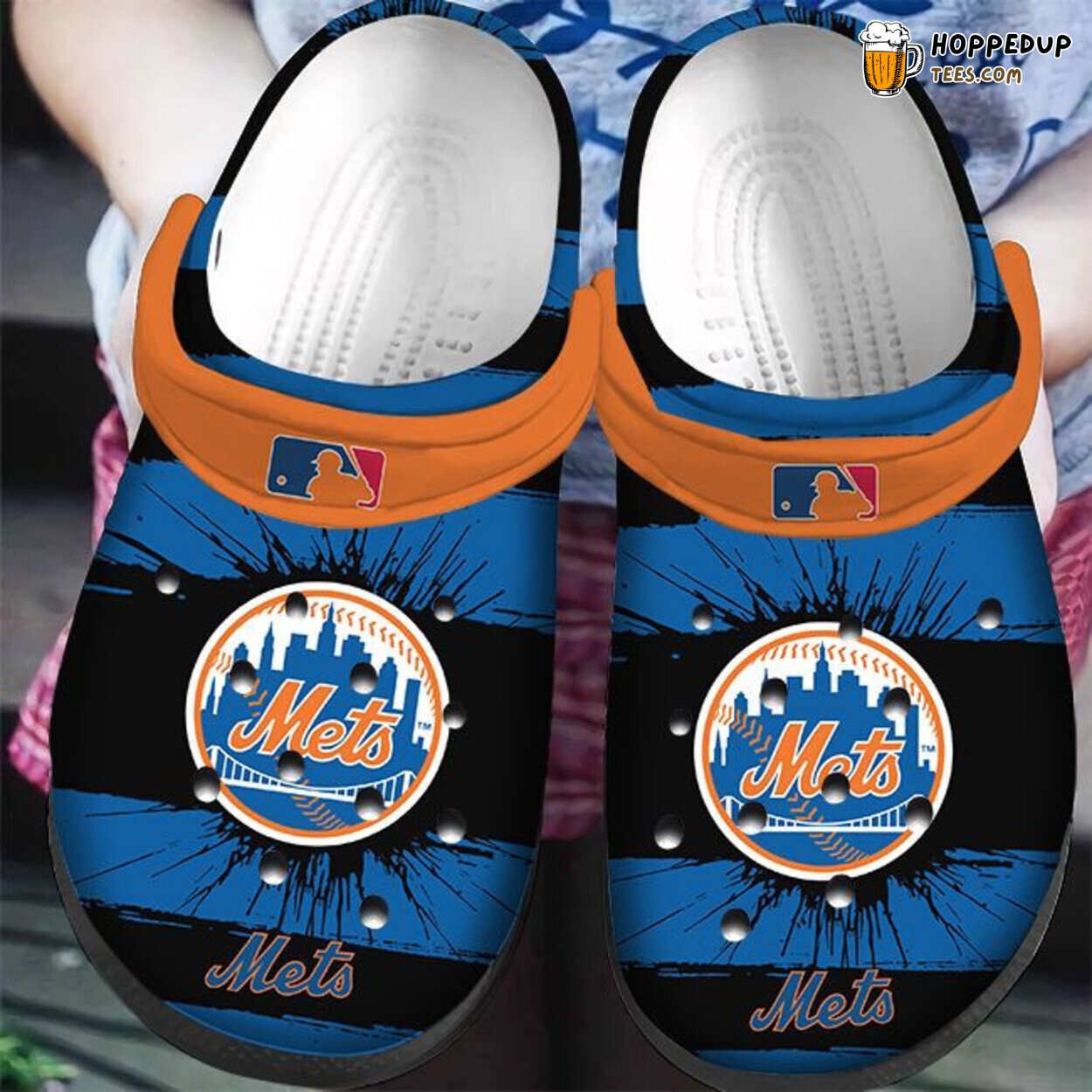 Mets Themed Comfortable Stylish Crocband Clog Unique Design
