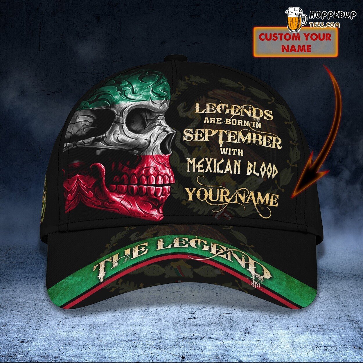 Mexican Heritage Tribute 3D Classic Cap Personalized Unique Edition