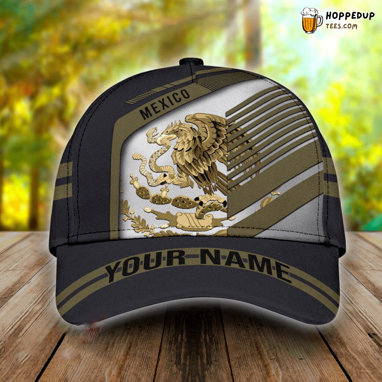 Mexico 3D Full Printed Classic Baseball Personalized Name Cap Hat