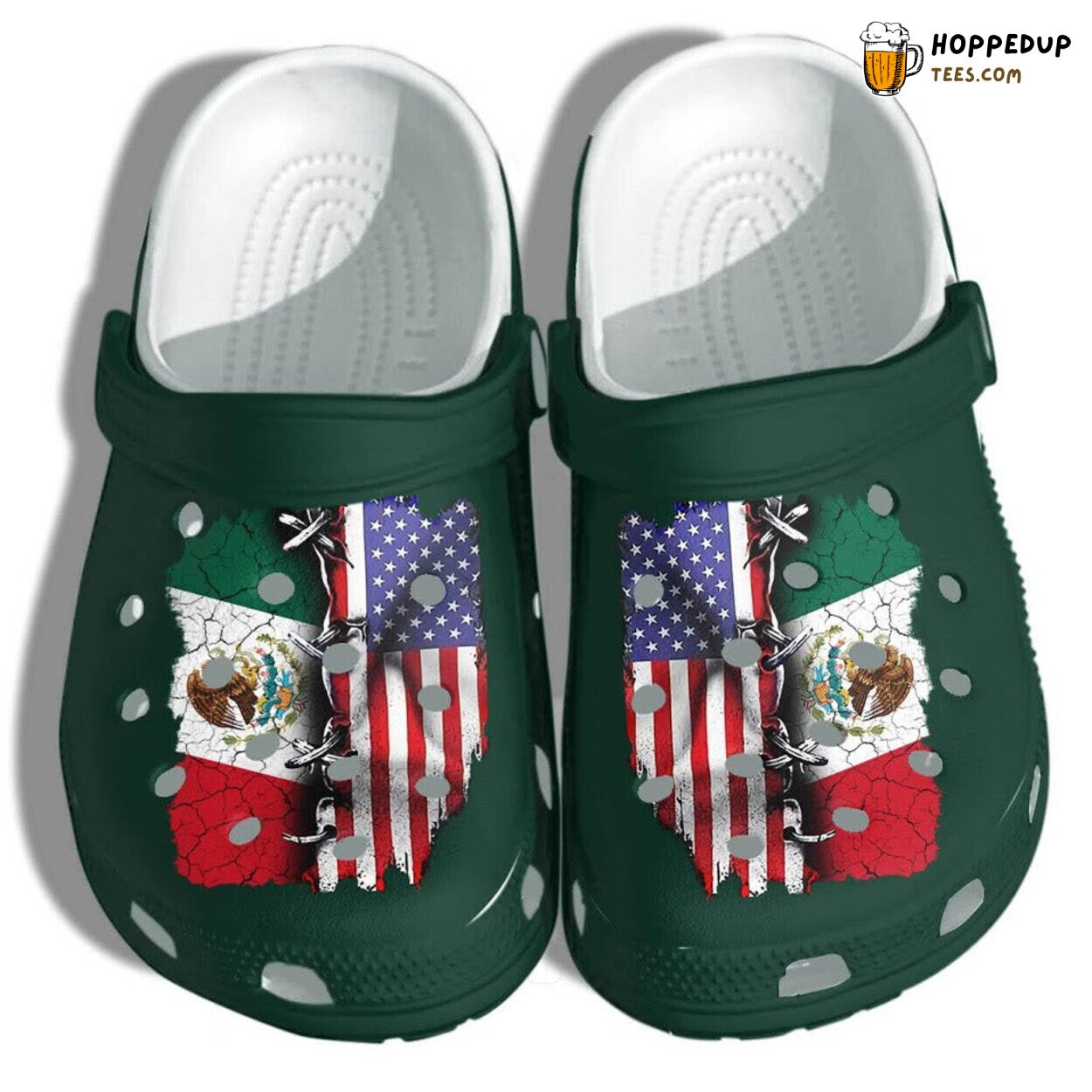 Mexico America Flag Outdoor Shoes Gifts for Women Men Patriotic