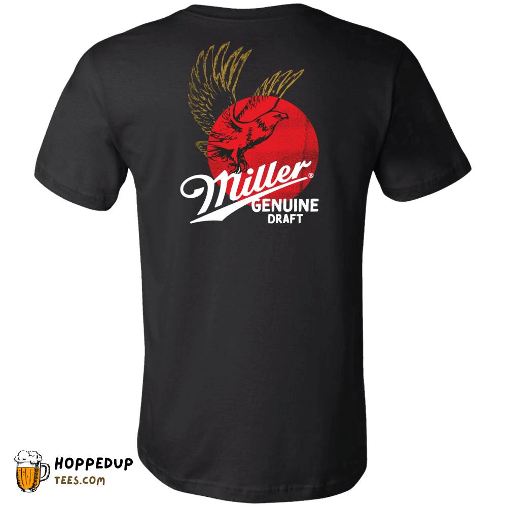 MGD Beer Two-Sided Design Black Tee HU
