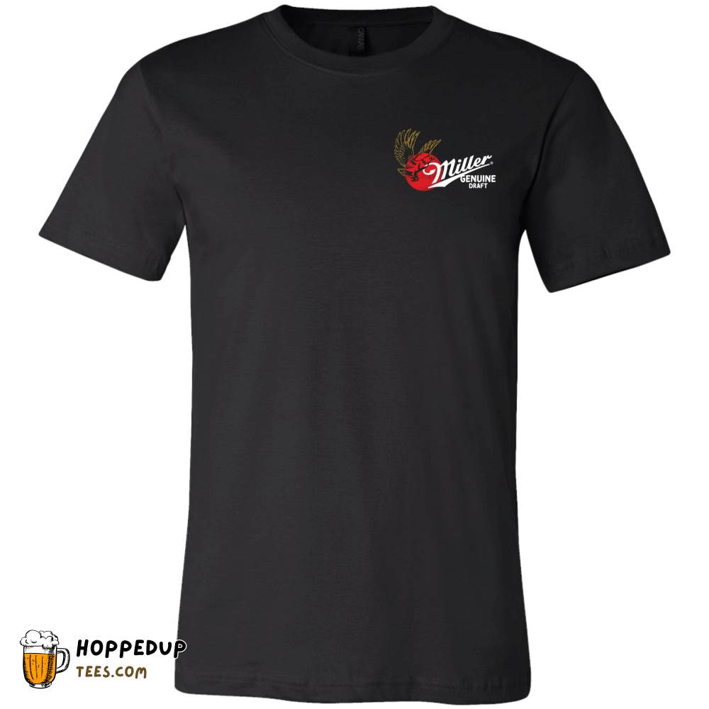 MGD Beer Two-Sided Design Black Tee HU