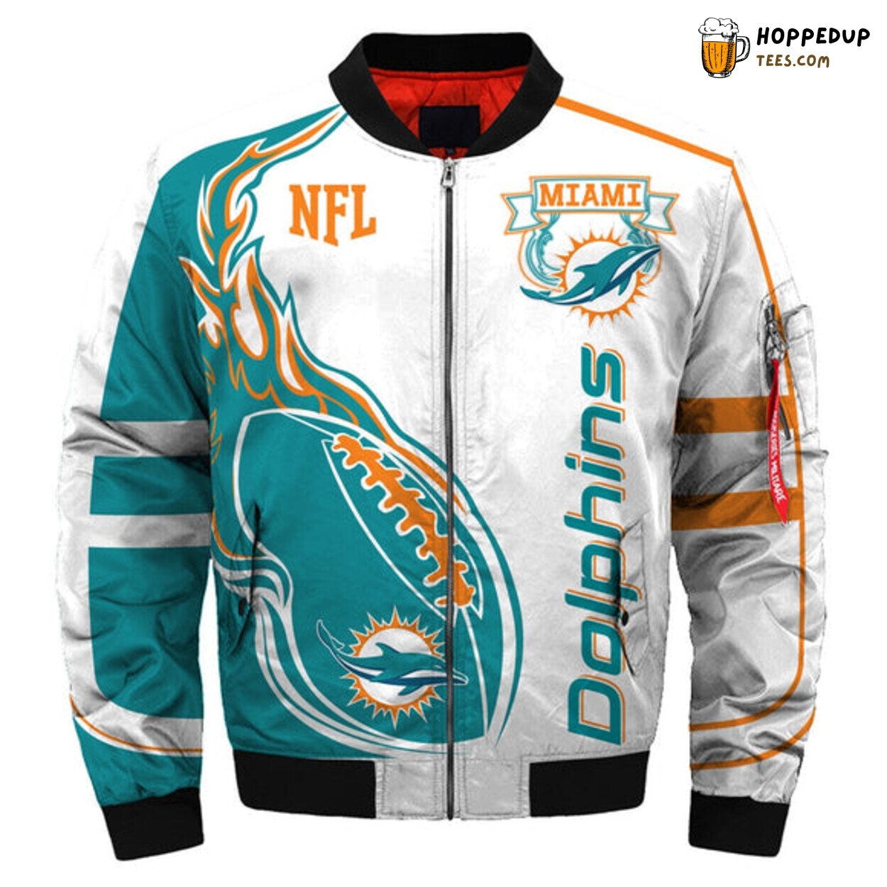 Miami Dolphins 2019 Design NFL Bomber Jacket Custom Edition Series Men Look