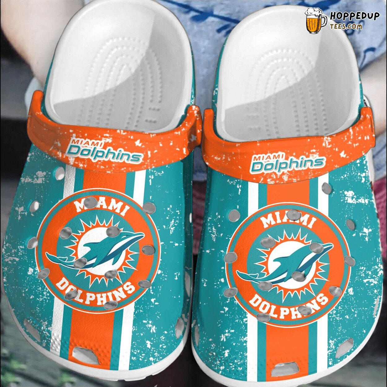 Miami Dolphins NFL Football Comfortable Stylish Clogs Footwear