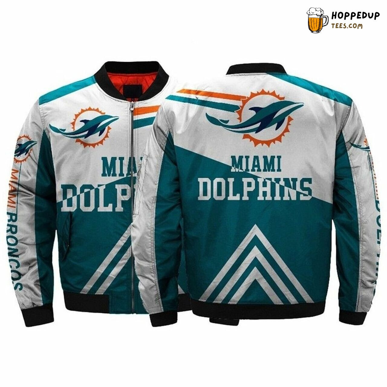 Miami Dolphins NFL Team Spirit Classic Bomber Jacket Edition
