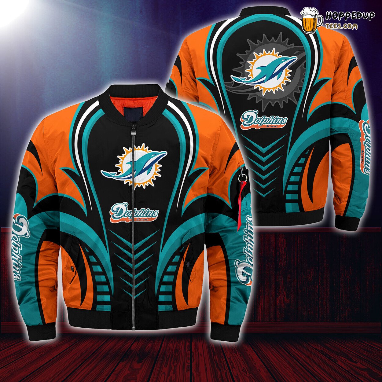 Miami Dolphins Seasonal Bomber Jacket NFL Exclusive Collection