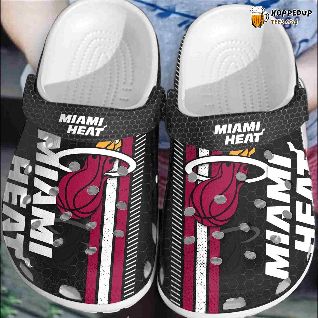 Miami Heat Basketball Club Comfortable Clogs Shoes Unique