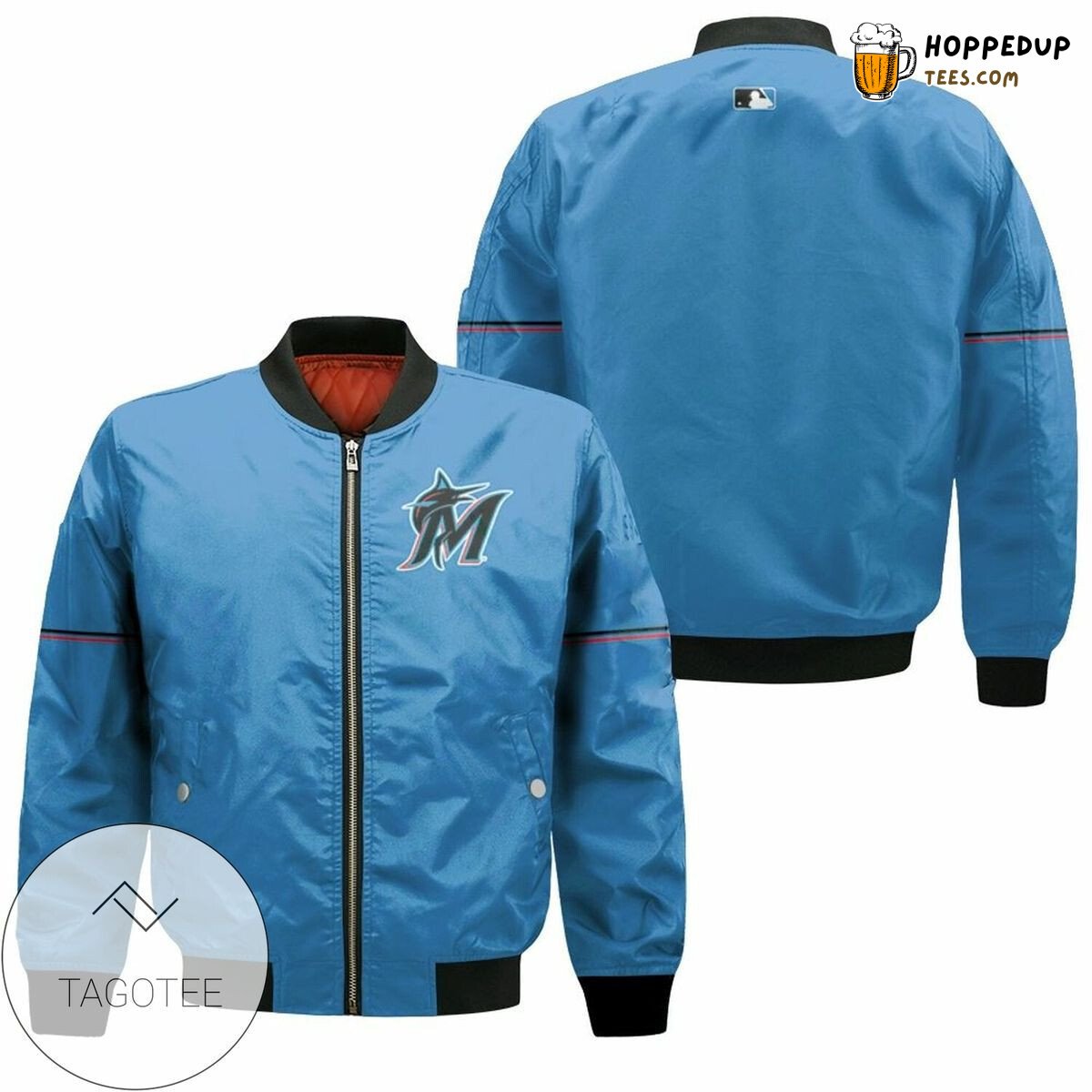 Miami Marlins MLB Classic Edition Stylish Bomber Jacket Choice