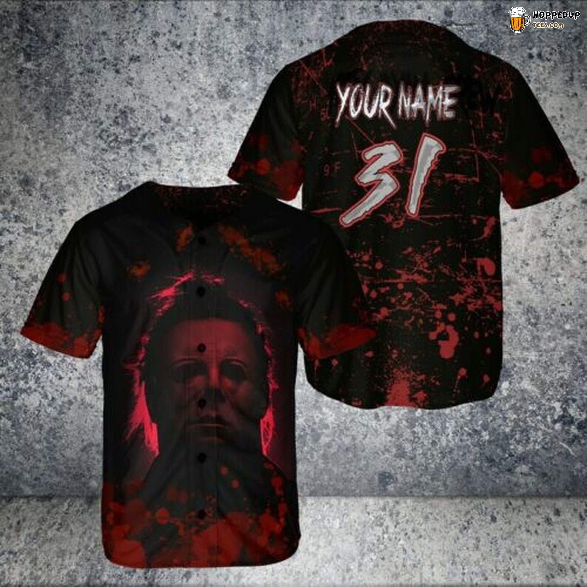 Michael Myers Halloween Horror Personalized Unique Baseball Jersey