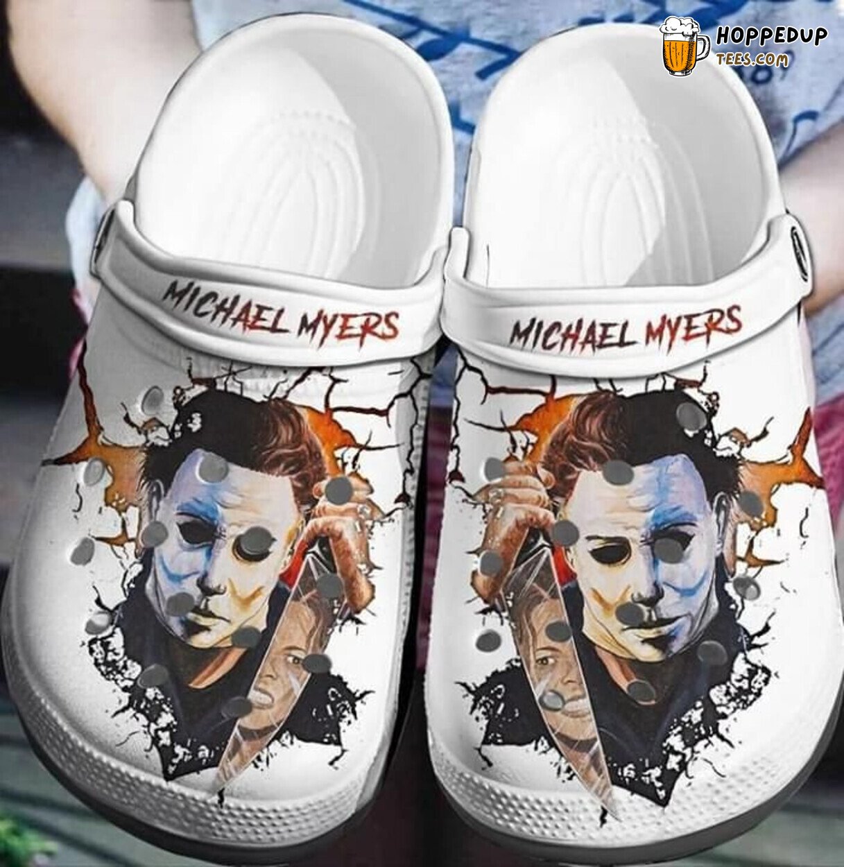 Michael Myers Horror Movies Inspired Classic Comfort Clogs Shoes