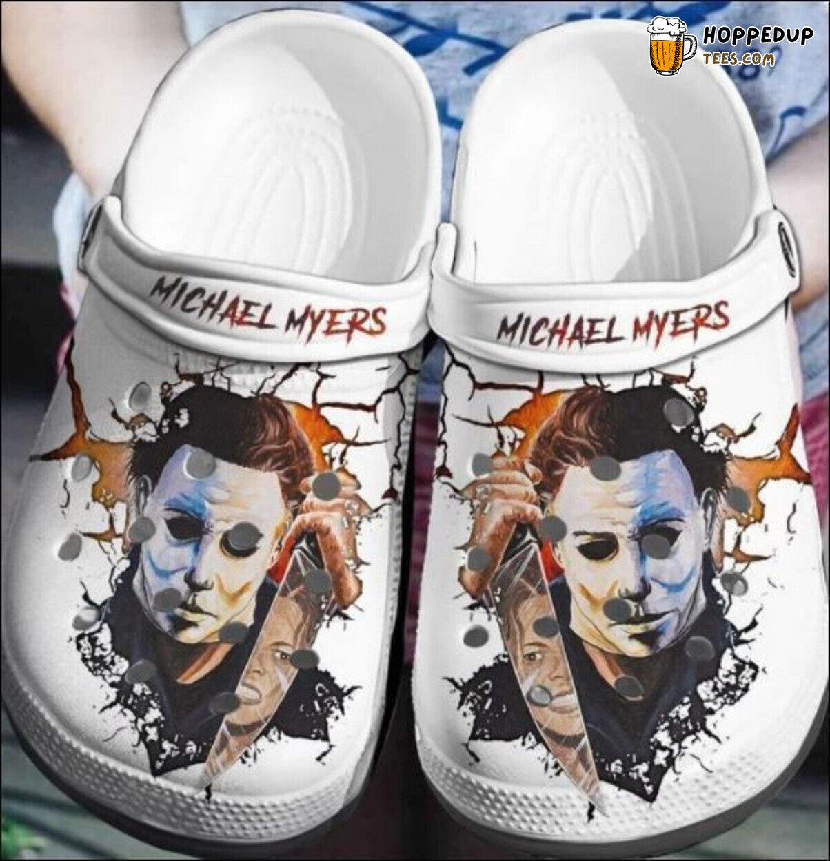 Michael Myers Inspired Comfortable Unique Horror Clog Shoes Design