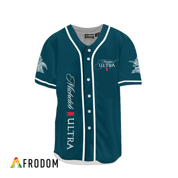 Michelob Ultra Amber Max Teal Baseball Jersey HU