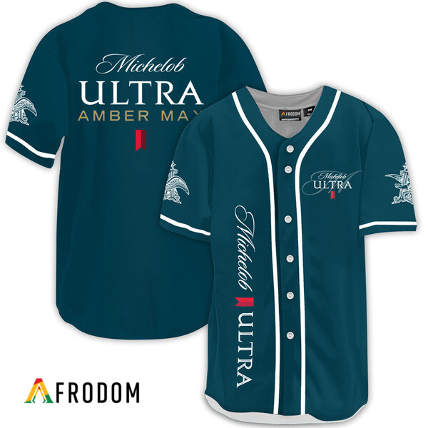 Michelob Ultra Amber Max Teal Baseball Jersey HU