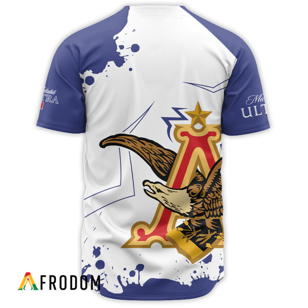 Michelob Ultra Anheuser Eagle Logo Baseball Jersey HU