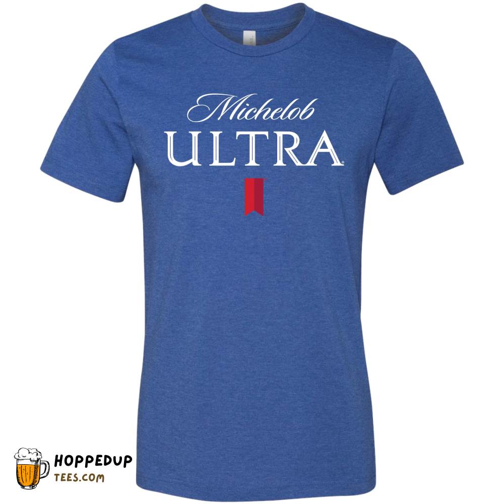 Michelob Ultra Beer Bold Logo Royal T-Shirt HU