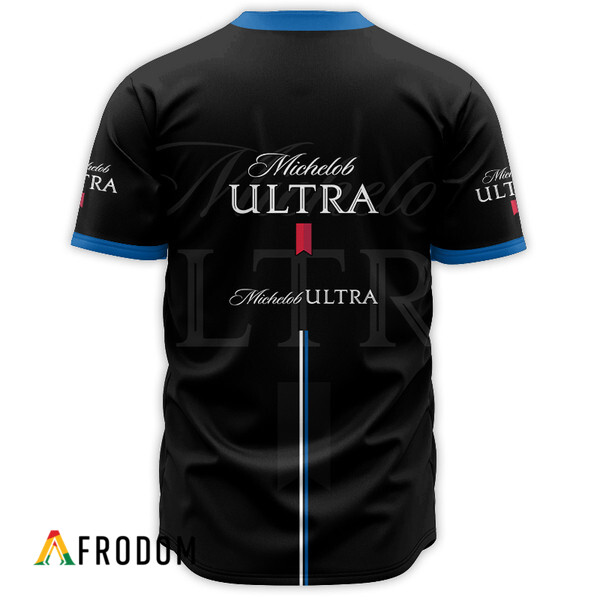 Michelob Ultra Black Label Logo Baseball Jersey HU