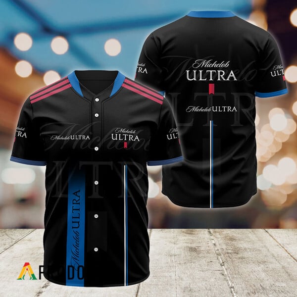 Michelob Ultra Black Label Logo Baseball Top HU