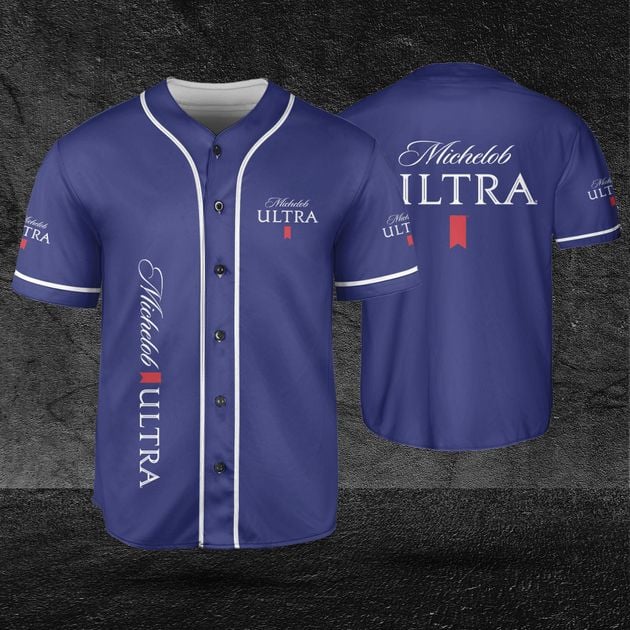 Michelob Ultra Blue Basketball Jersey for Beer and Vodka Lovers HU