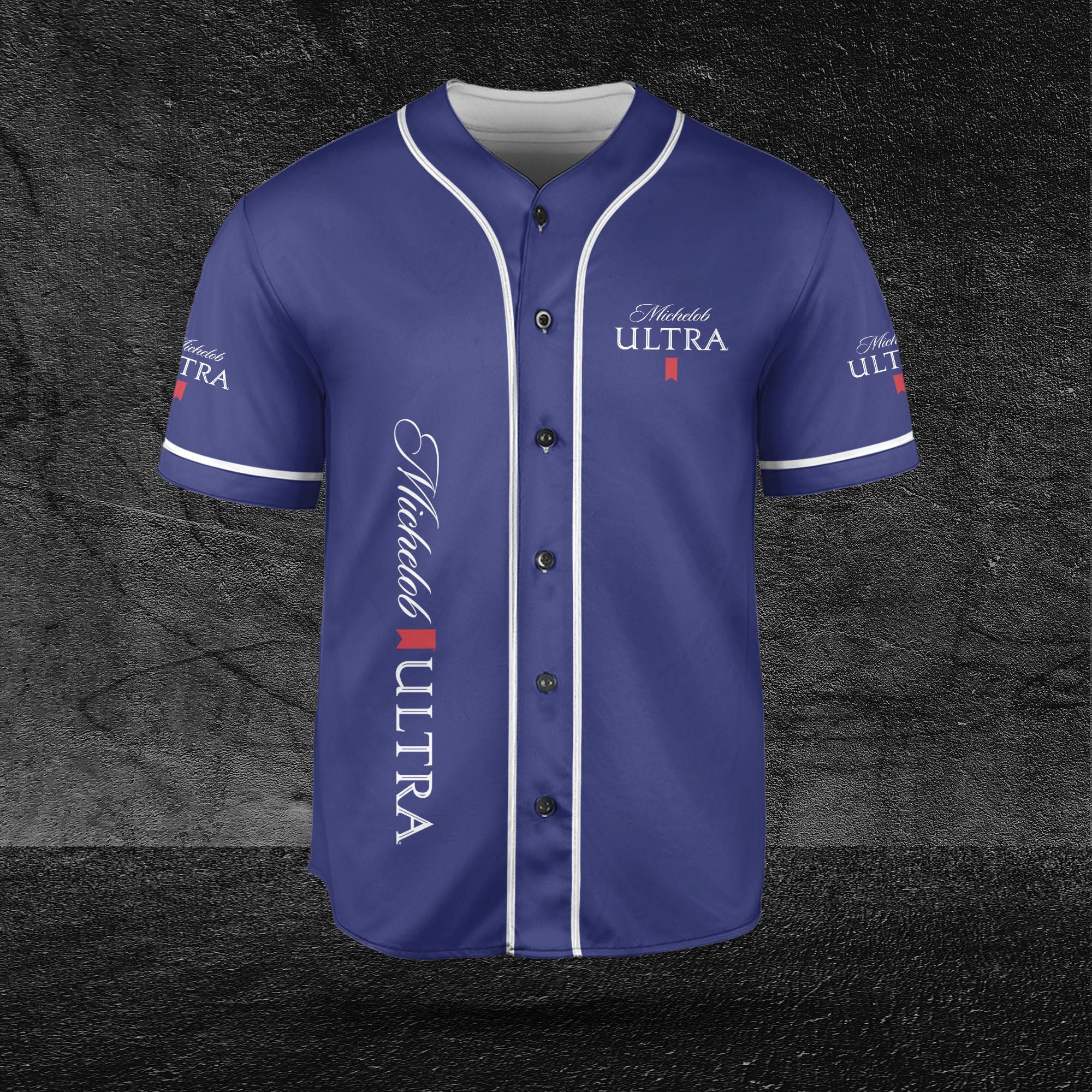 Michelob Ultra Blue Basketball Jersey for Beer and Vodka Lovers HU