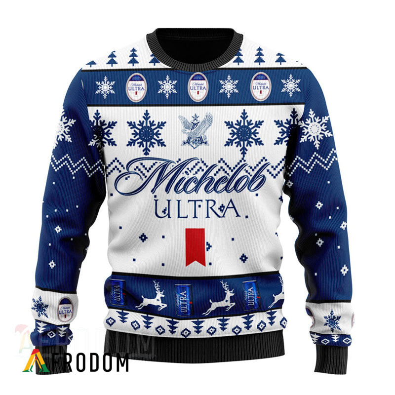 Michelob Ultra Christmas Sweater HU