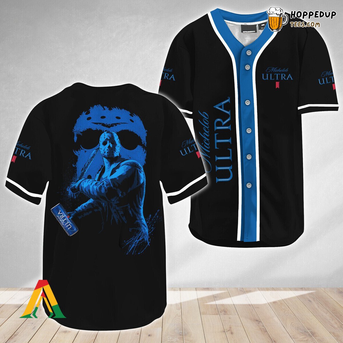 Michelob ULTRA Jason Voorhees Friday The 13th Baseball Jersey Look
