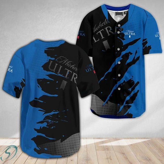 Michelob Ultra Metal Crack Baseball Jersey for Beer and Vodka Lovers HU