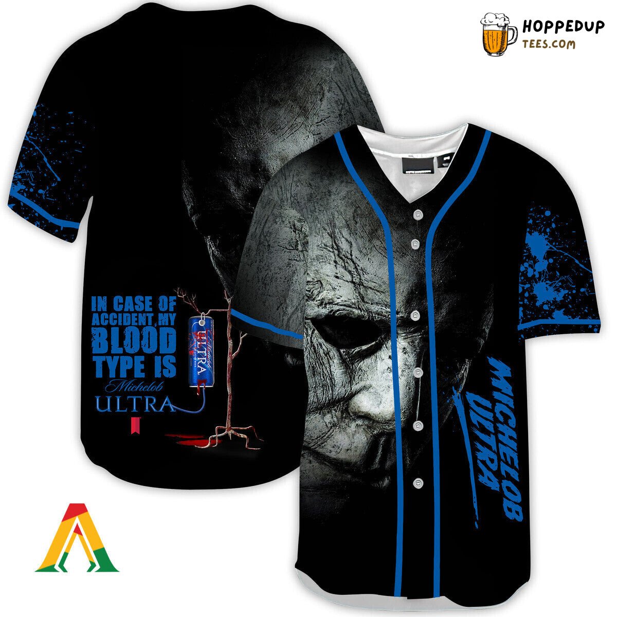 Michelob ULTRA Michael Myers Halloween Horror Baseball Jersey Design