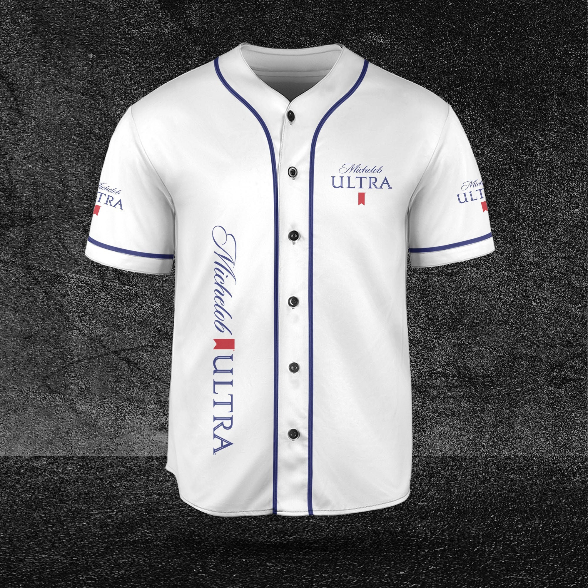 Michelob Ultra White Basketball Jersey for Beer and Vodka Lovers HU