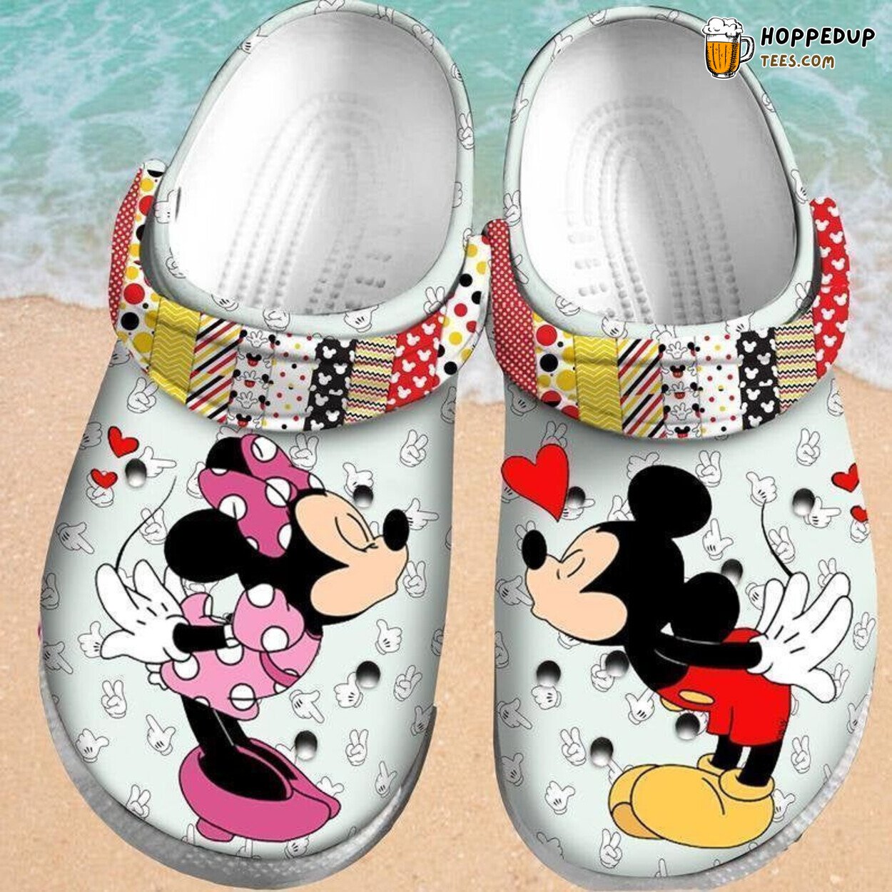 Mickey Mouse 3D Themed Comfortable Water Resistant Clog Shoes