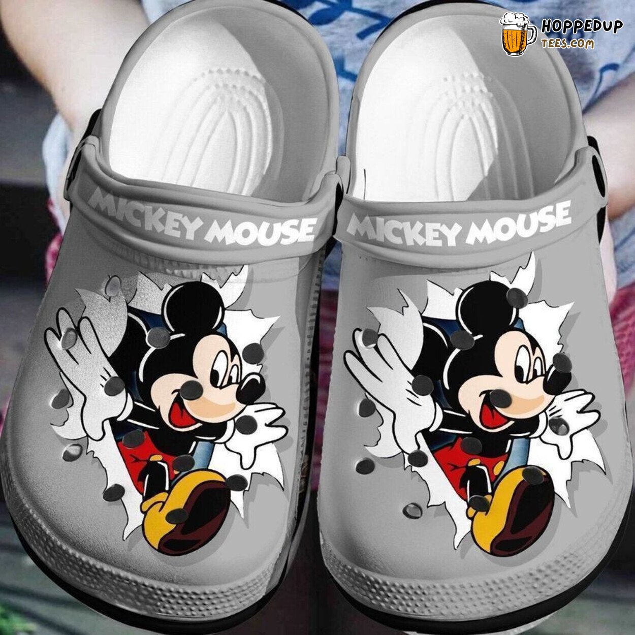 Mickey Mouse Themed Fun Stylish Comfortable Clog Shoes Unique Design