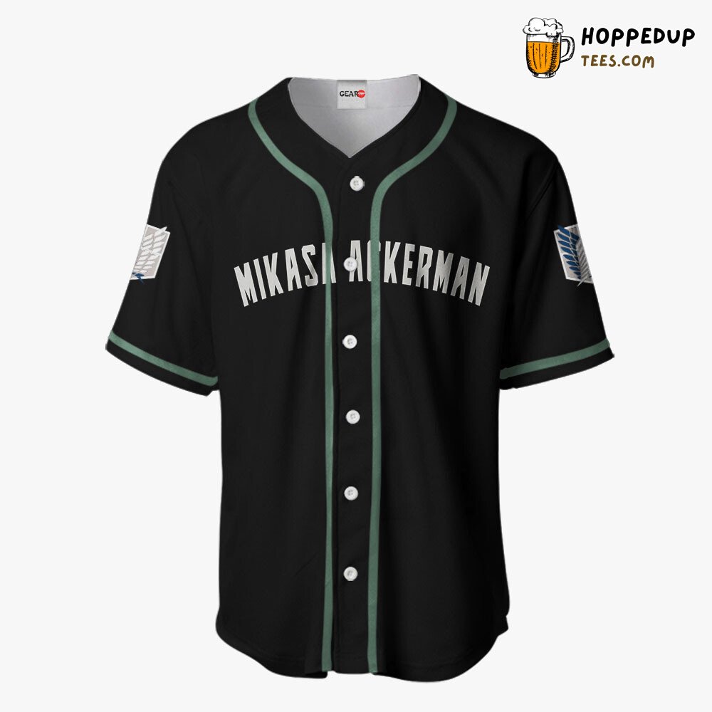 Mikasa Ackerman Final Edition Distinctive Anime Baseball Jersey Unique Design