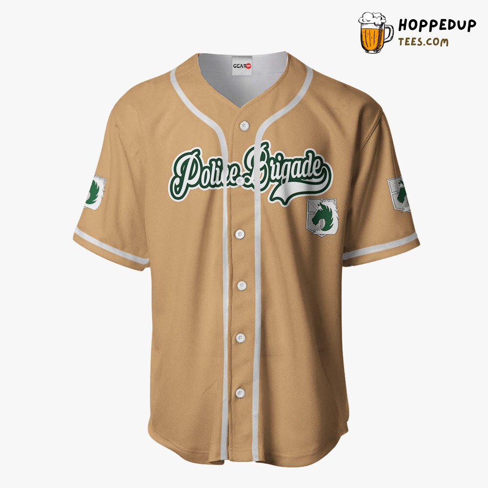 Military Police Brigade  Anime Baseball Jersey Distinctive Style