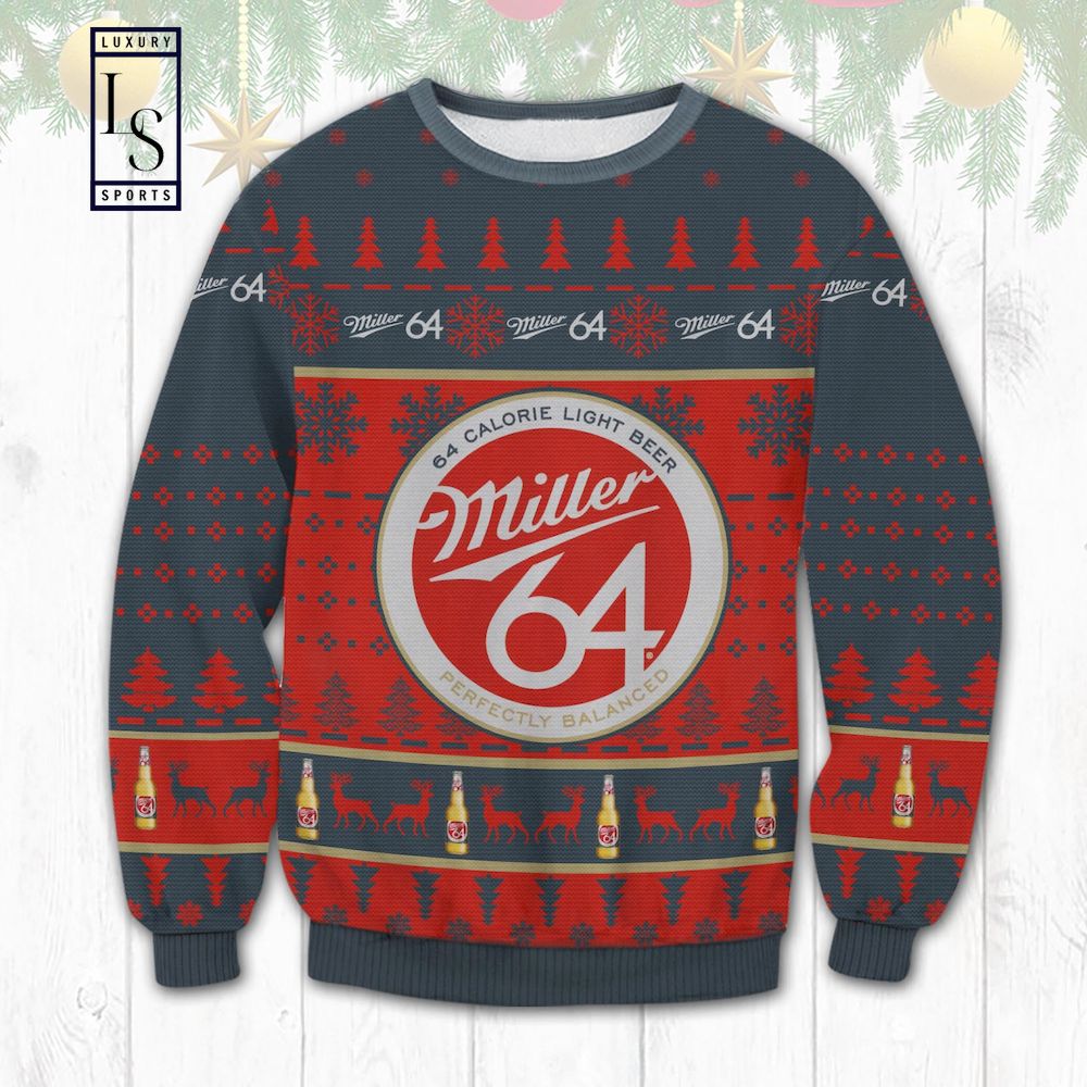 Miller 64 Special Edition Ugly Christmas Sweater HU