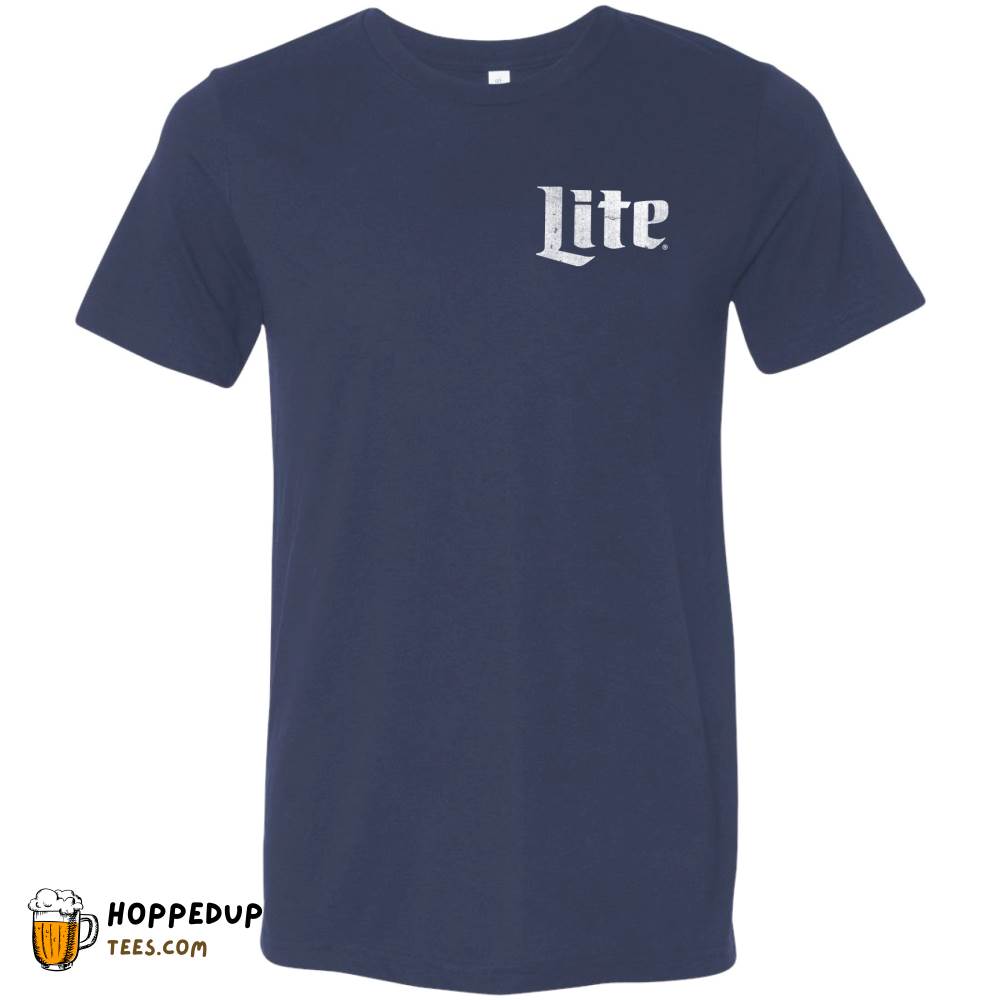 Miller Beer The Original Navy Triblend Tee HU Miller Beer The Original Navy Triblend Tee HU
