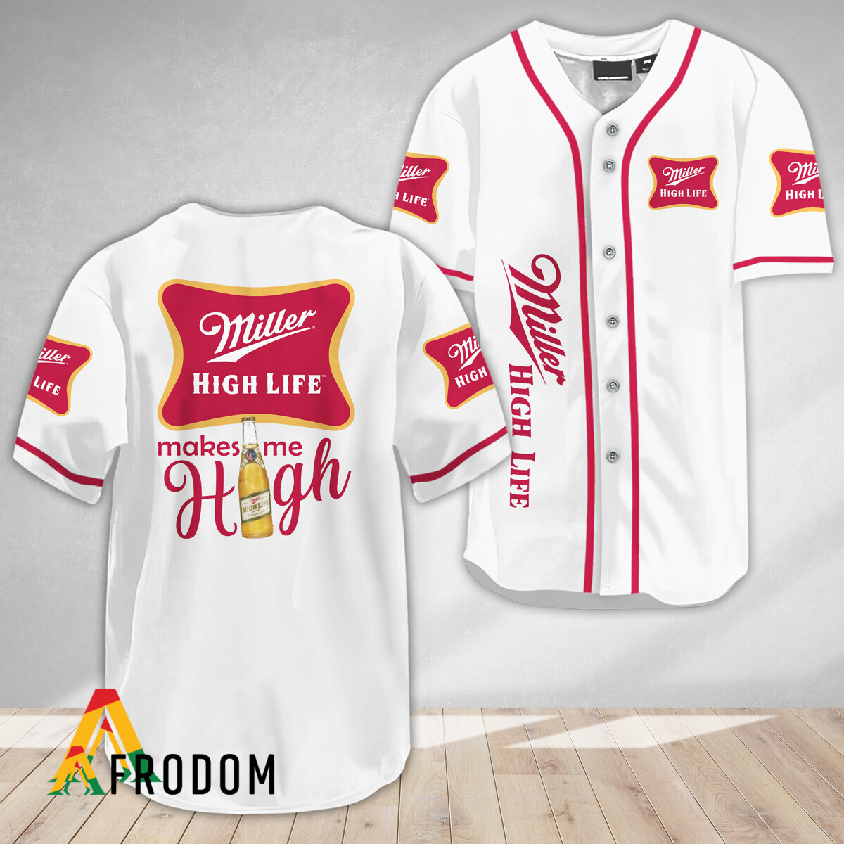 Miller High Life High Spirit Baseball Jersey HU